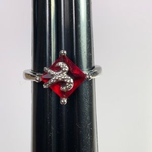Petty Red stone ring